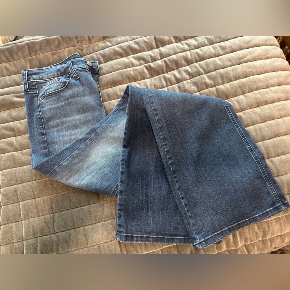 Universal Thread Blue Flare Wide Leg Jeans